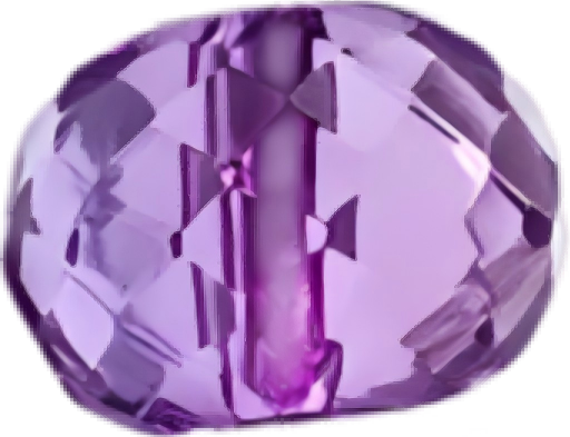 C0705 Purple Faceted Rondelle Quartz