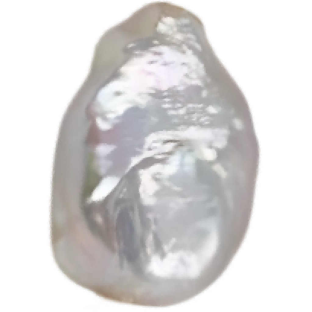 U1001 Natural Lightly Textured Freshwater Baroque Pearl