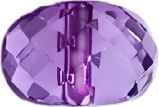 C0705 Purple Faceted Rondelle Quartz