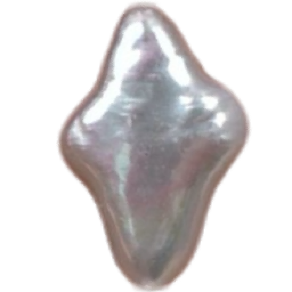 U0401 White Cross Star Freshwater Pearl