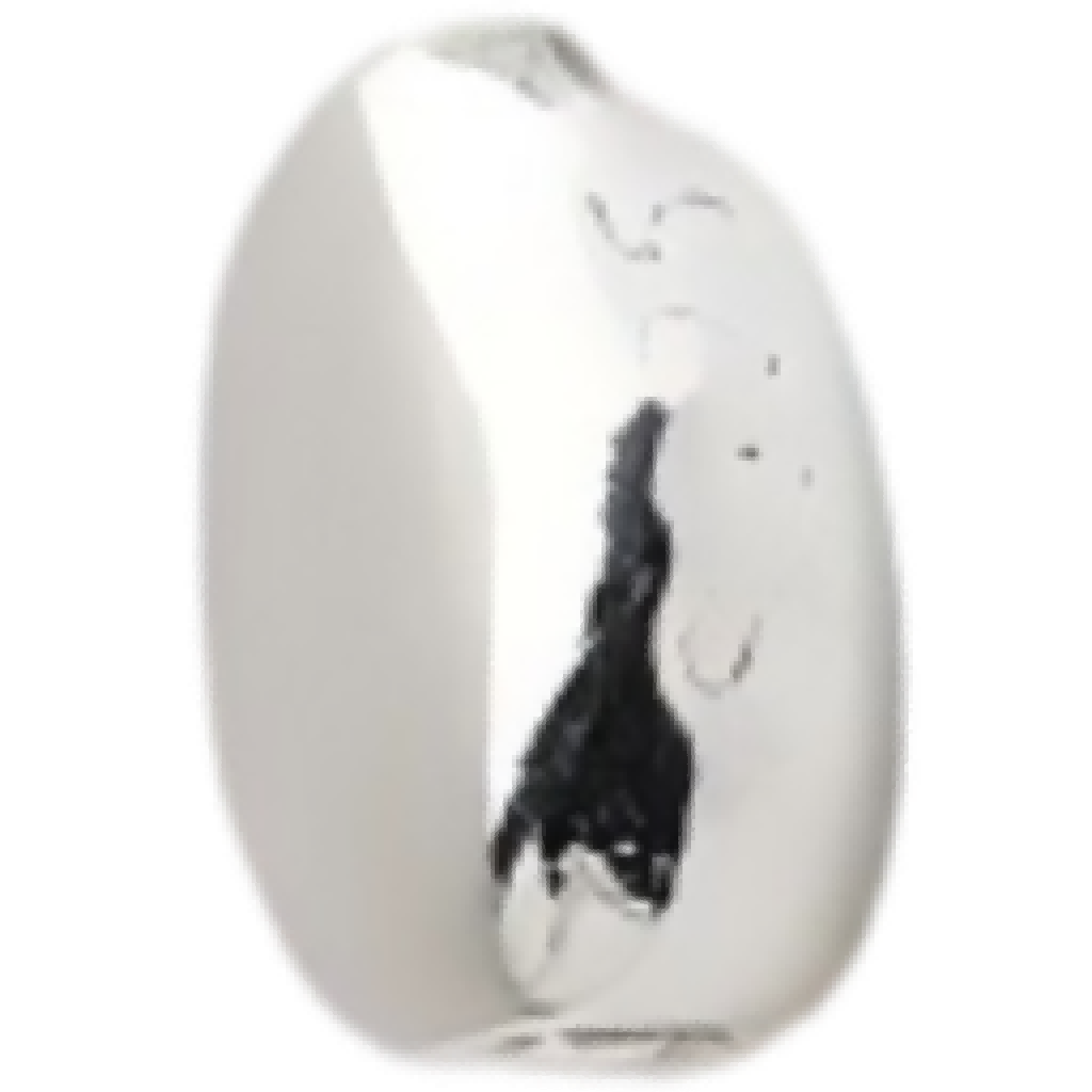 M0801 Sterling Silver Irregular Silver Spacer Bead