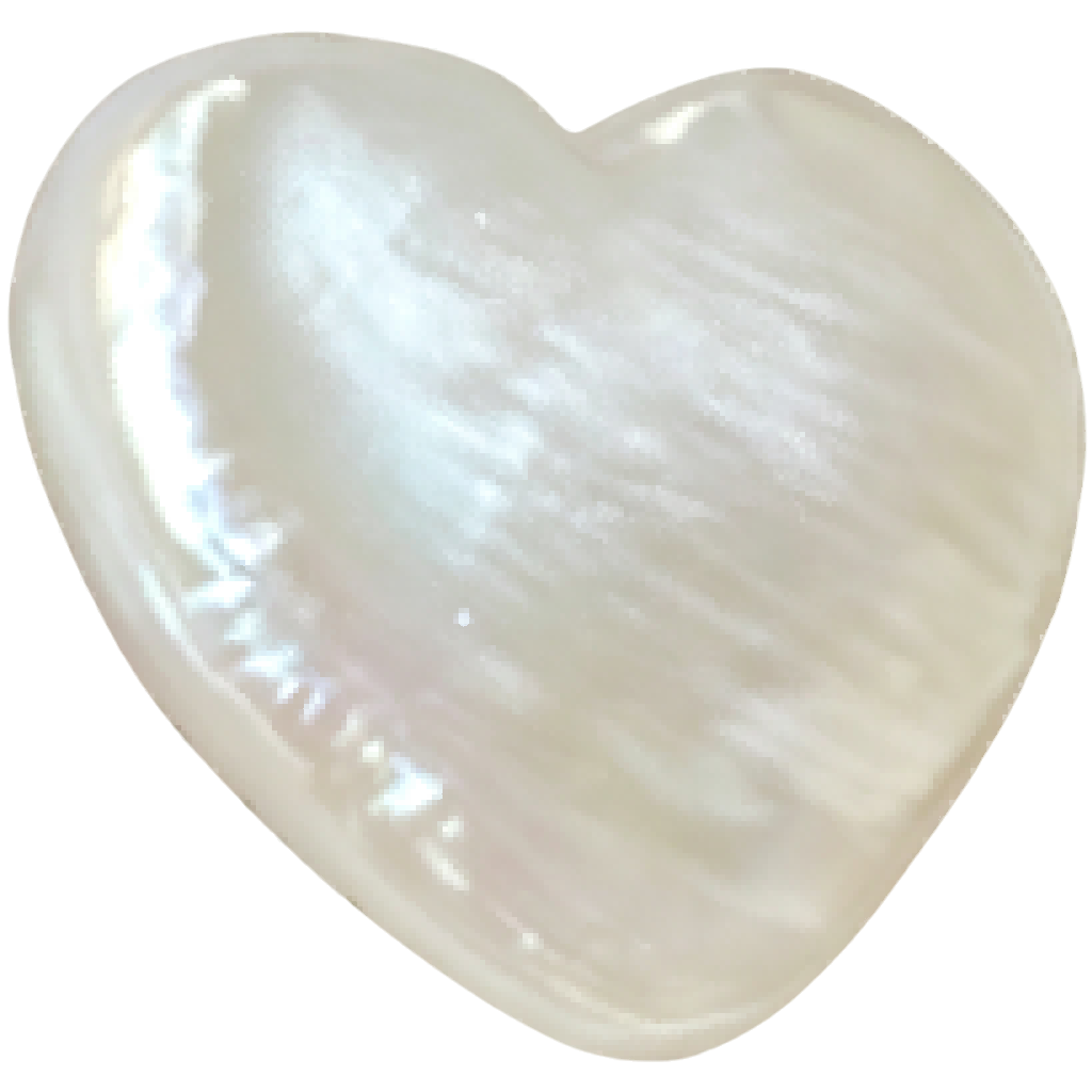 U0701 White Heart Freshwater Pearl