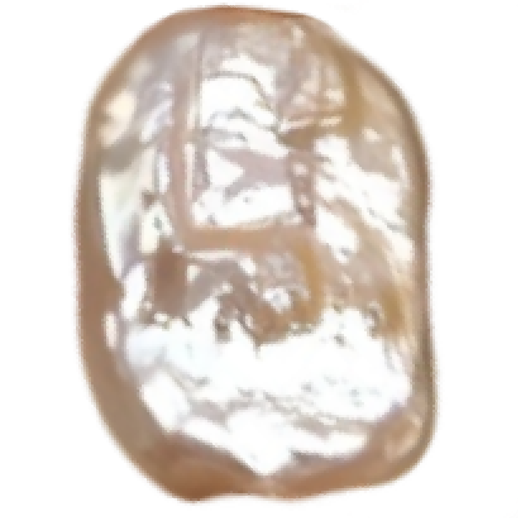 U1102 Pink Baroque Square Freshwater Pearl