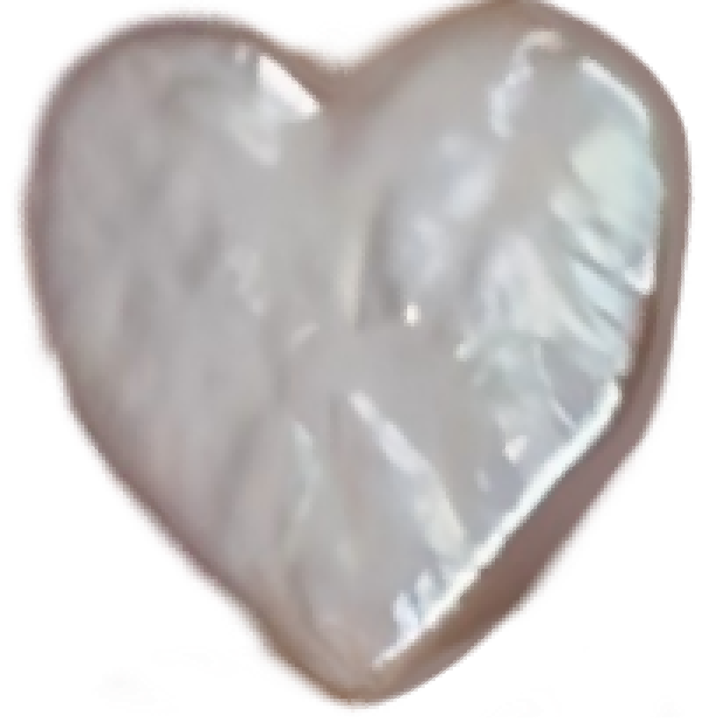 U0701 White Heart Freshwater Pearl
