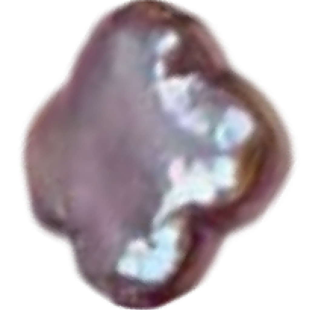 U1403 Purple Clover Baroque Freshwater Pearl
