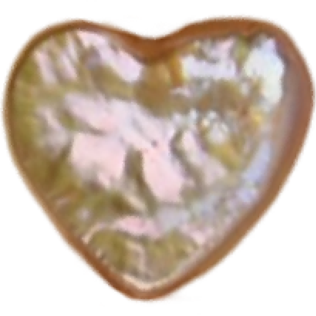 U0702 Pink Heart Freshwater Pearl