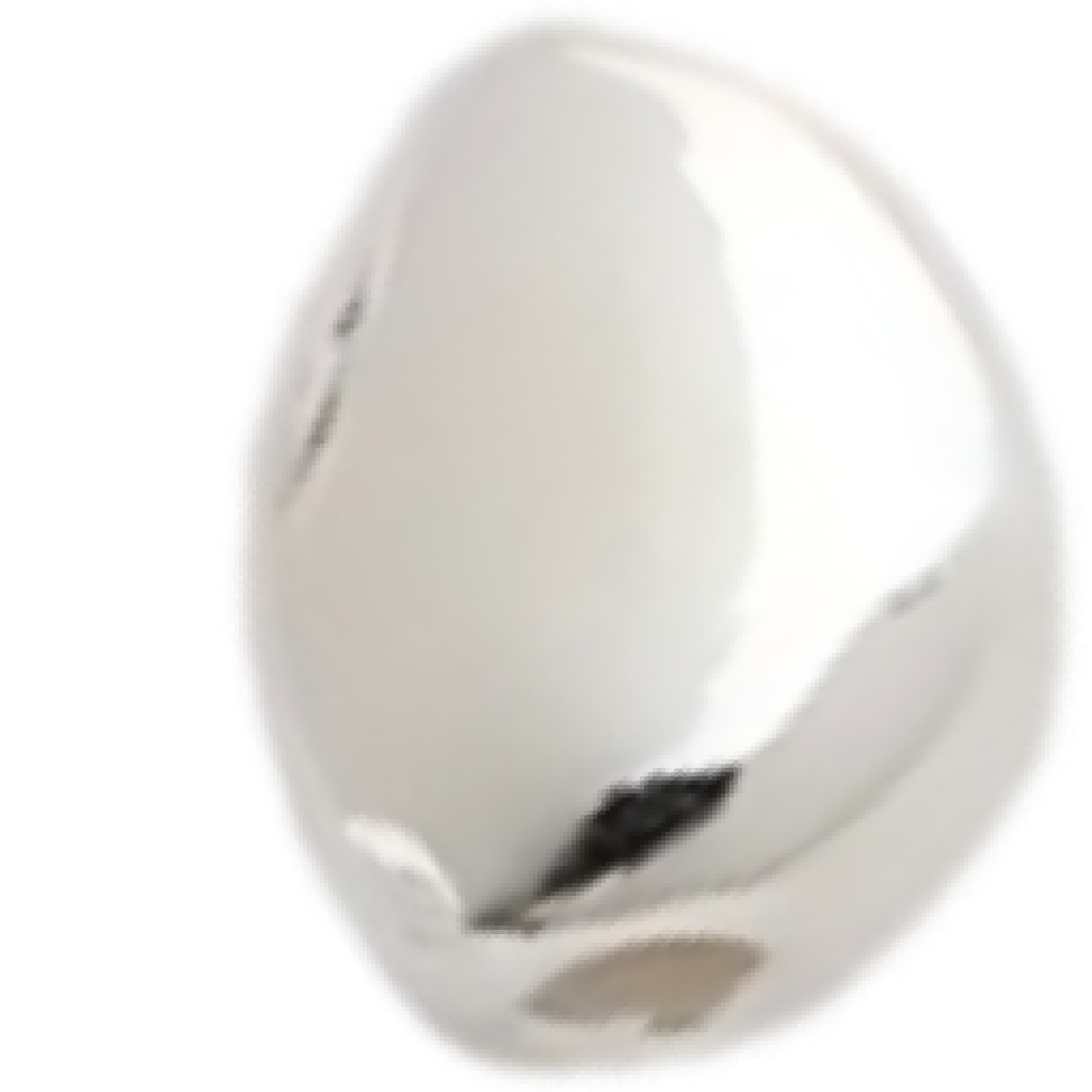 M0801 Sterling Silver Irregular Silver Spacer Bead