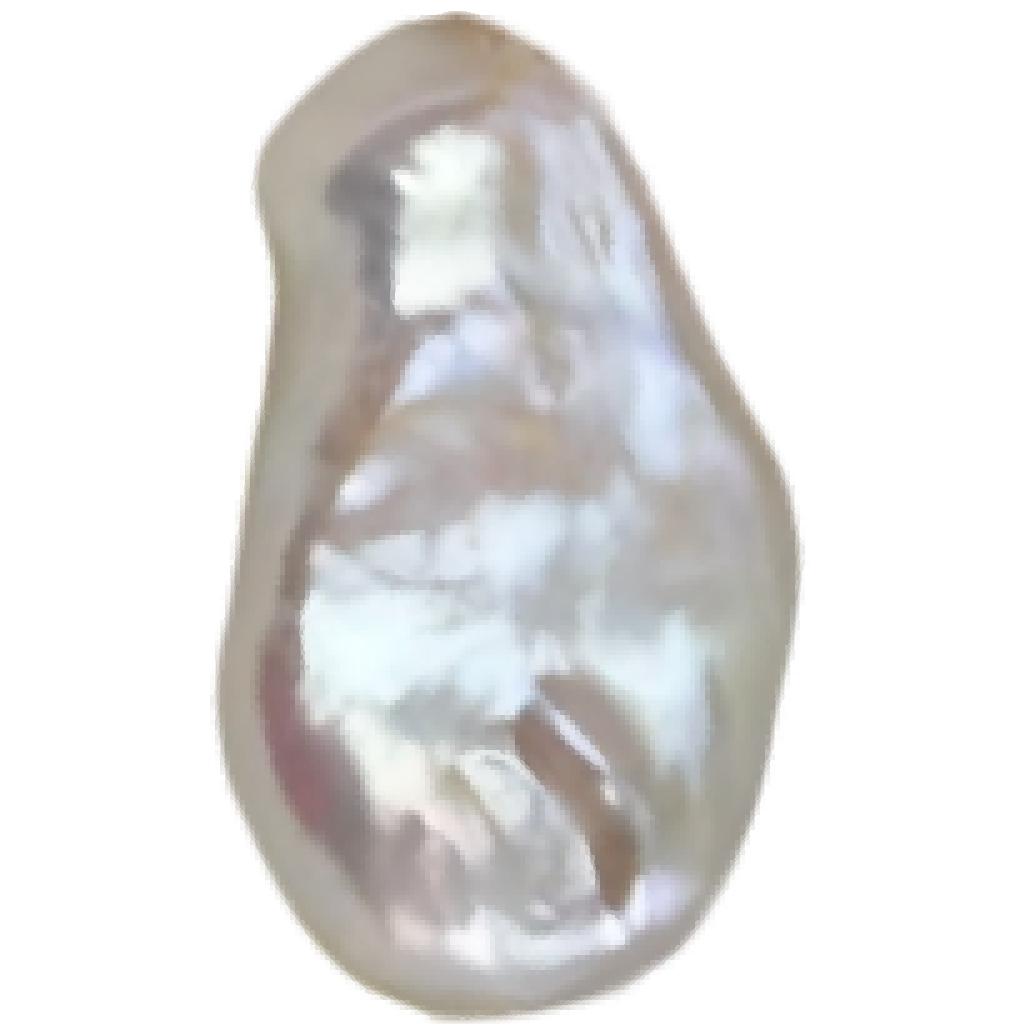 U1001 Natural Lightly Textured Freshwater Baroque Pearl