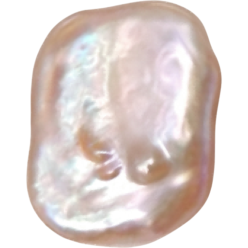 U1102 Pink Baroque Square Freshwater Pearl