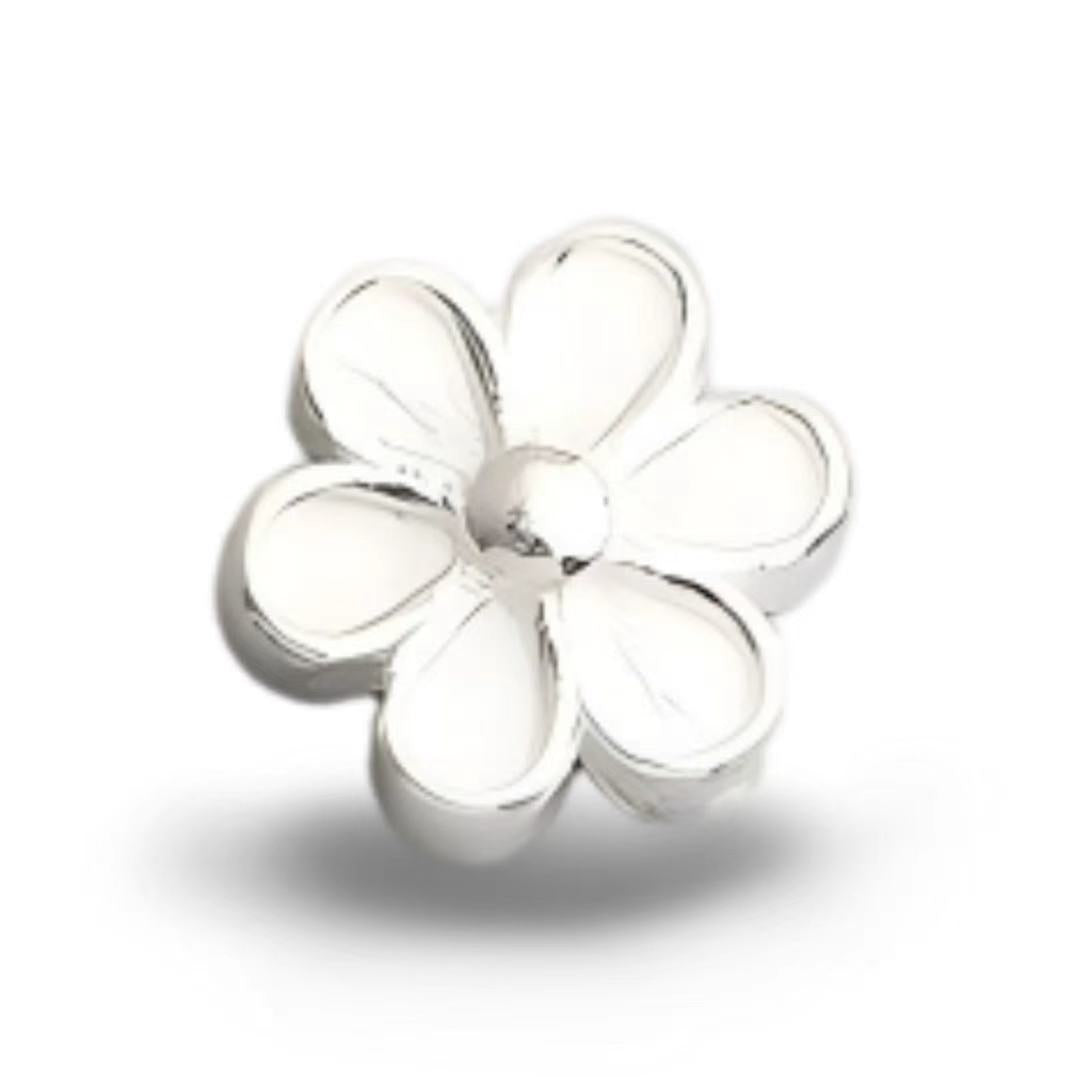 M0401 Sterling Silver Flower Silver Spacer Bead