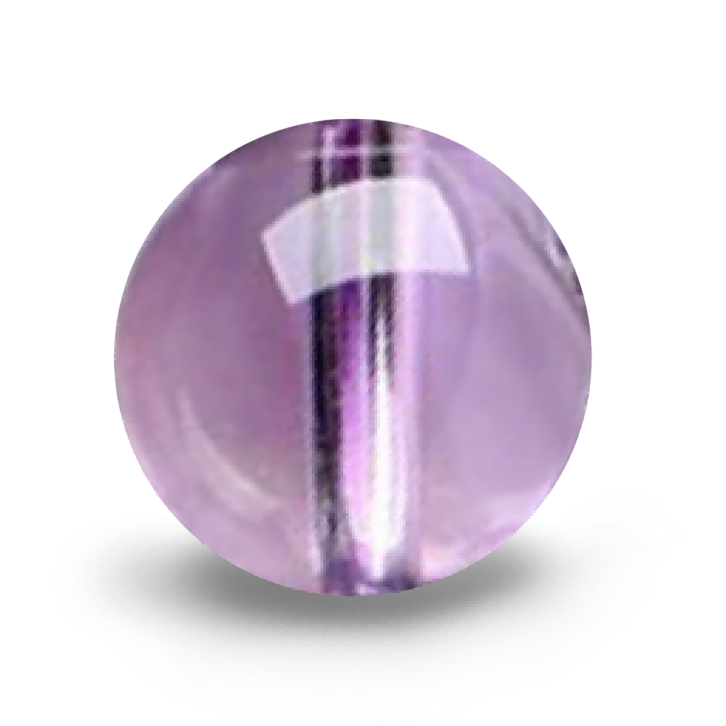 C0104 Natural Crystal green round beads