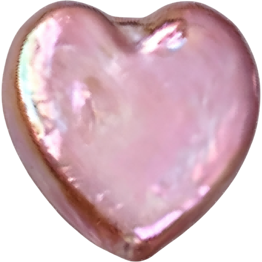 U0703 Purple Heart Freshwater Pearl