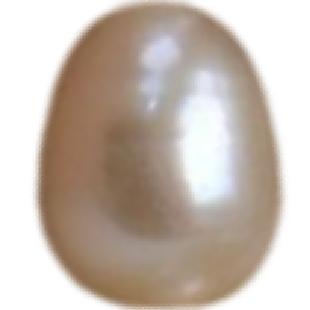 U1301 White Baroque Nugget Freshwater Pearl
