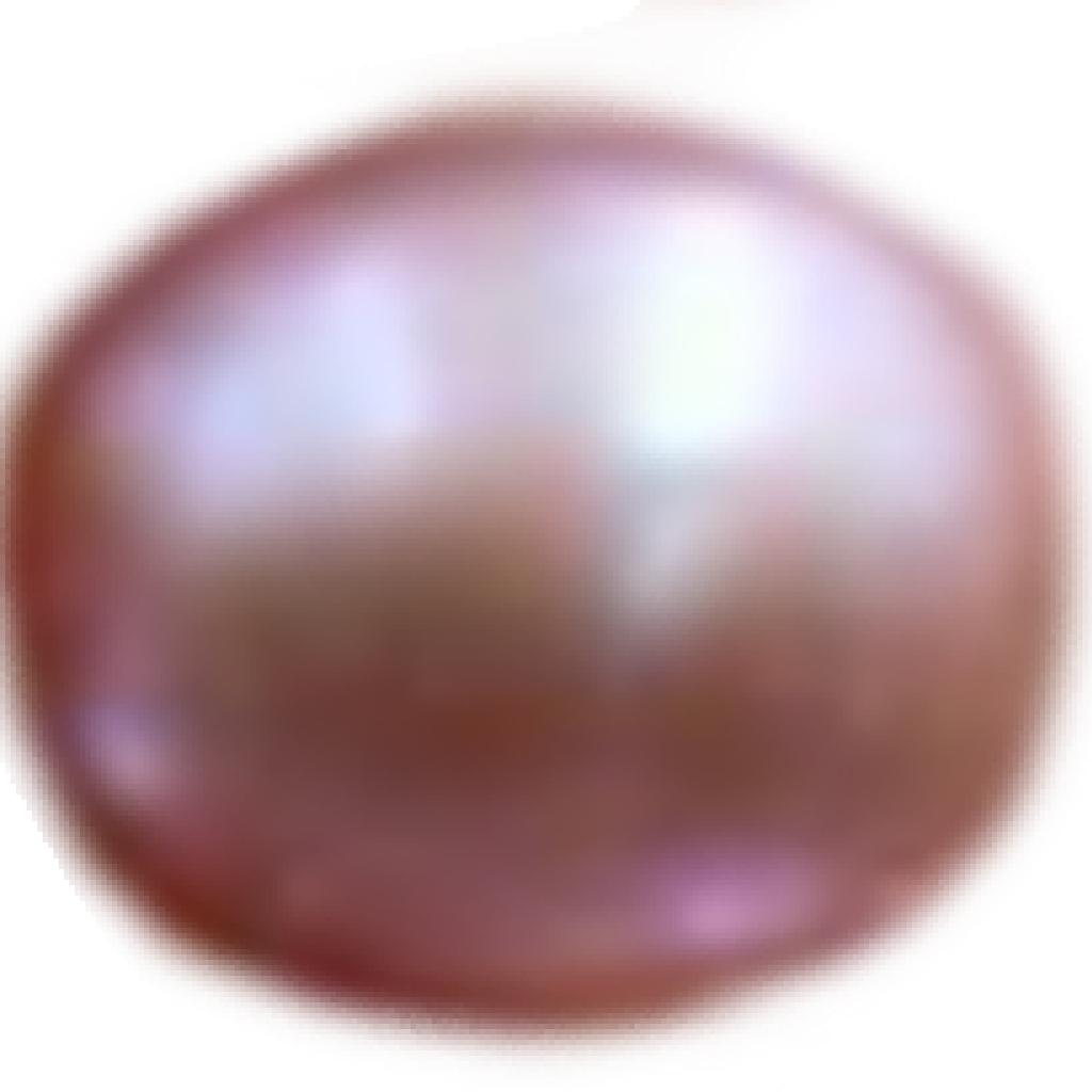 U1903 Purple Oval Freshwater Pearl