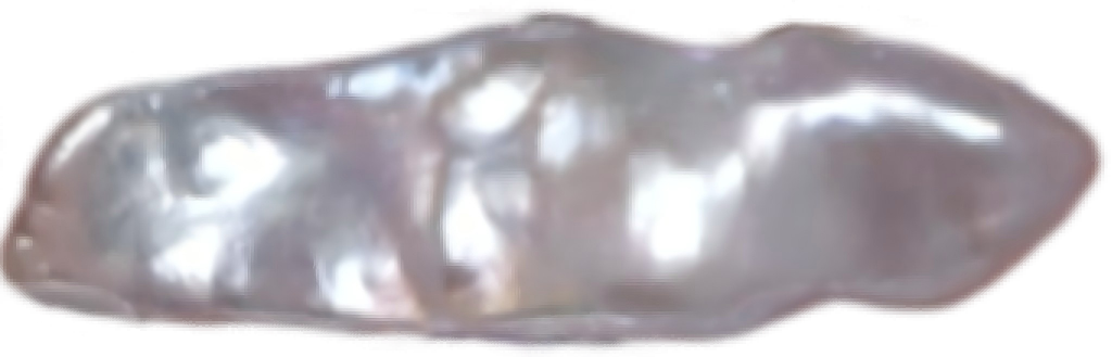 U0204 White Biwa Freshwater Pearl