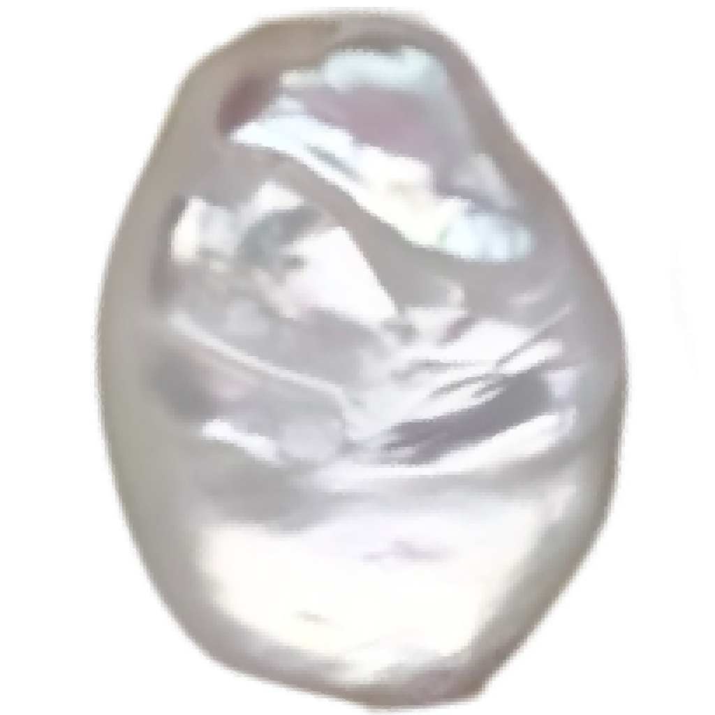 U1001 Natural Lightly Textured Freshwater Baroque Pearl