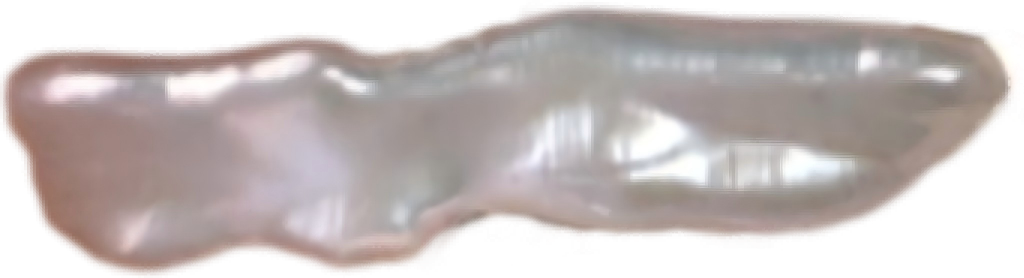 U0204 White Biwa Freshwater Pearl