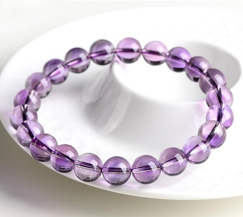 C0104 Natural Crystal green round beads