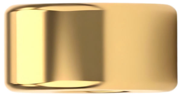 M2302 Wheel-Shaped Bead Gold