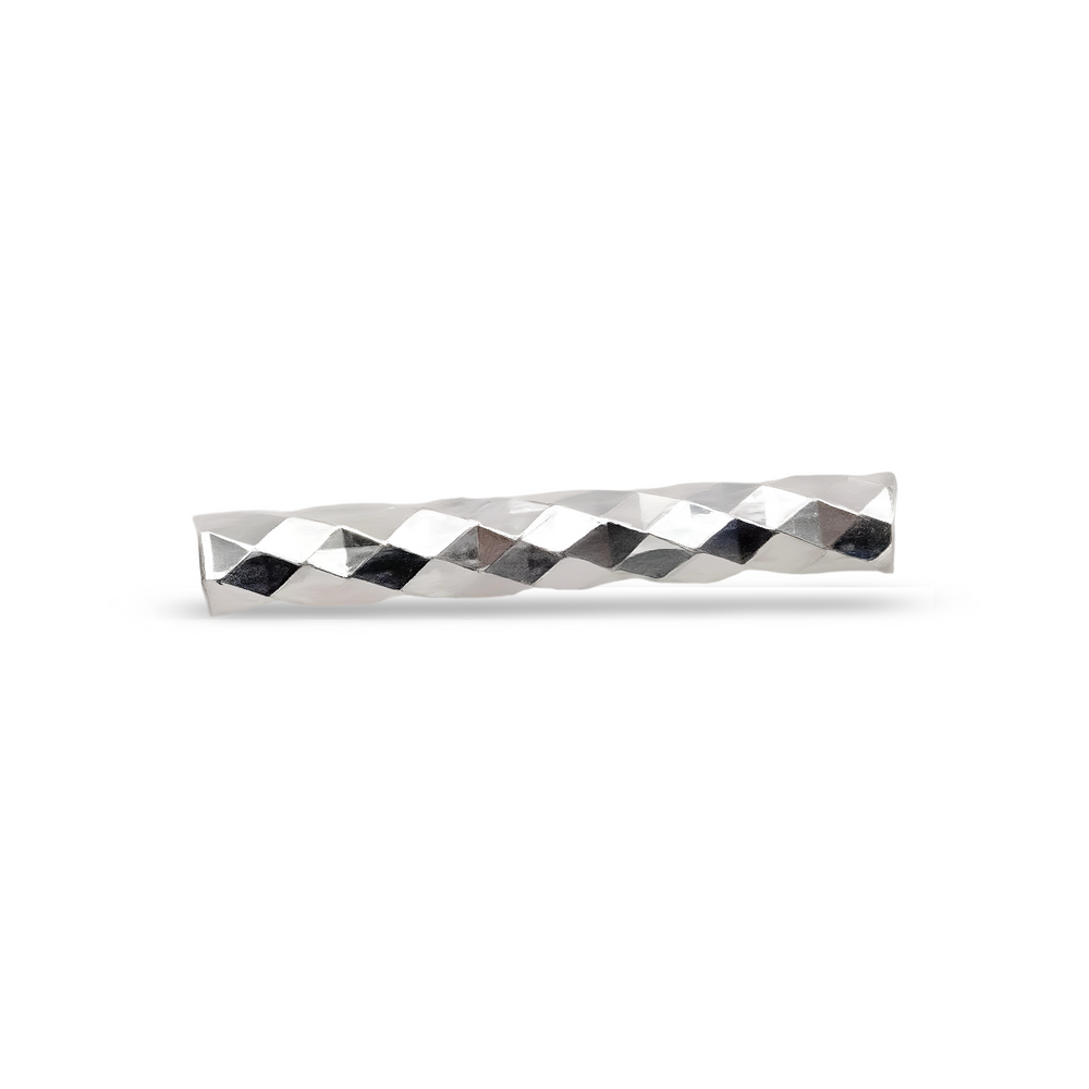 S0201 Sterling Silver Starry Chain Straight Tube