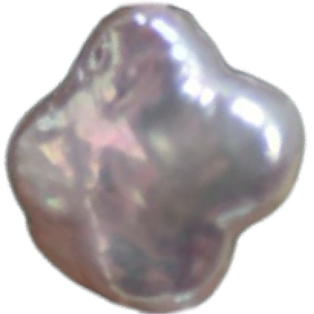 U1401 Natural Clover Baroque White Pearl