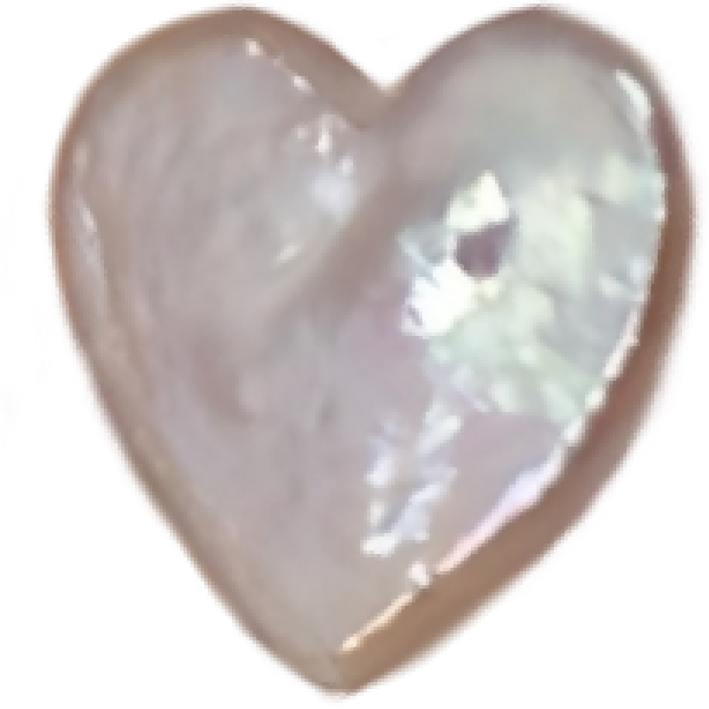 U0701 White Heart Freshwater Pearl