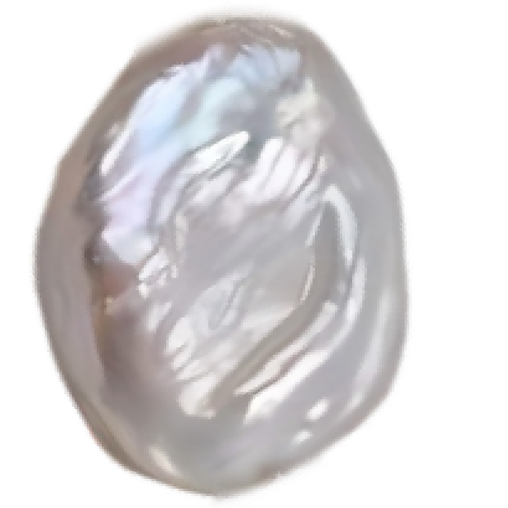 U1001 Natural Lightly Textured Freshwater Baroque Pearl