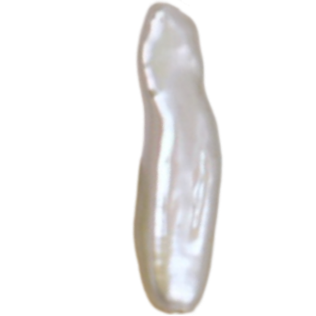 U0202 White Biwa Freshwater Pearl