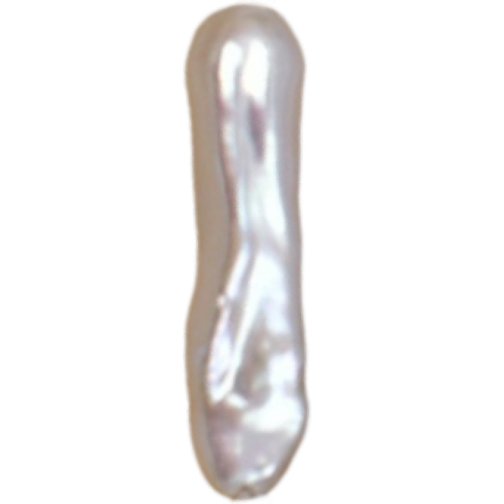 U0202 White Biwa Freshwater Pearl