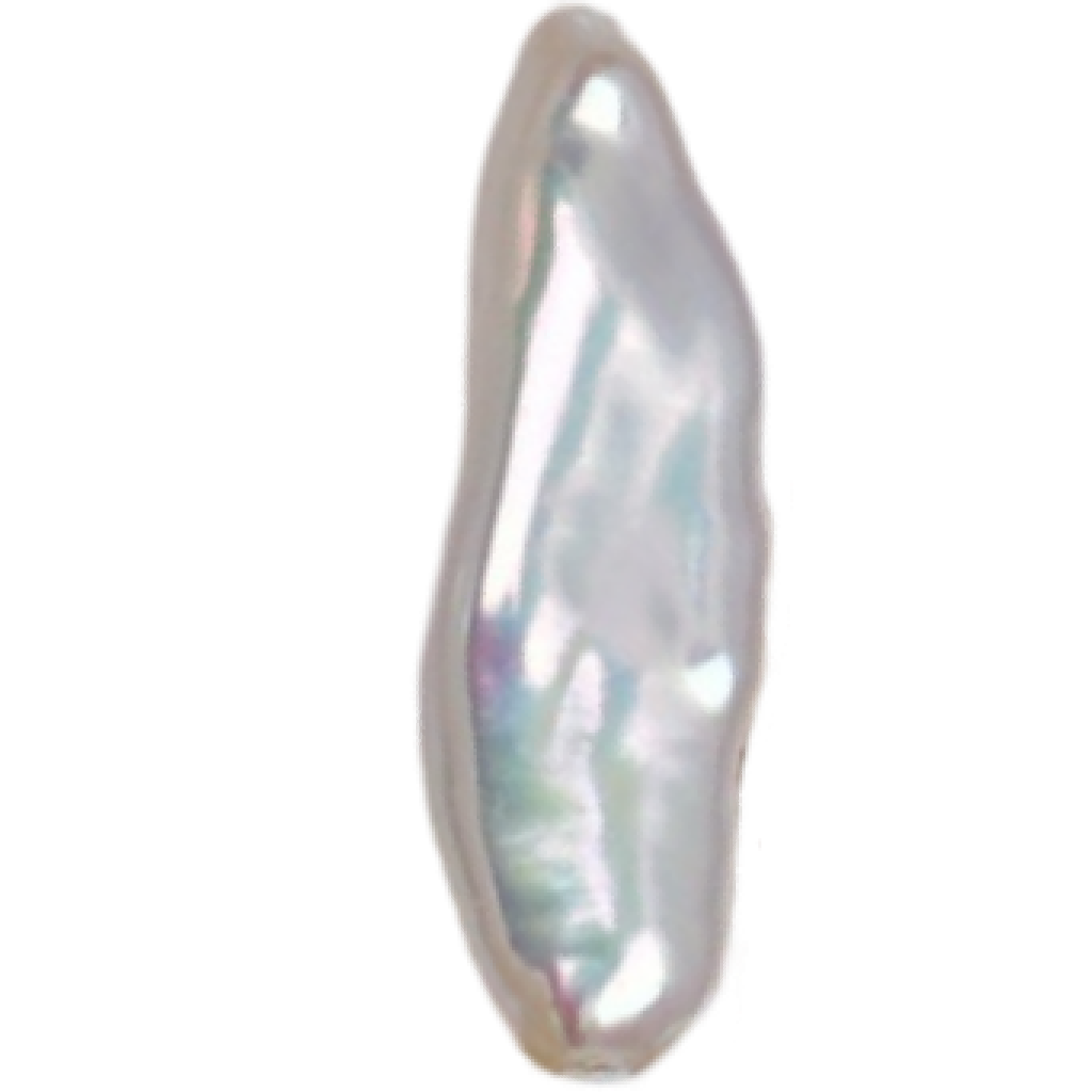 U0202 White Biwa Freshwater Pearl