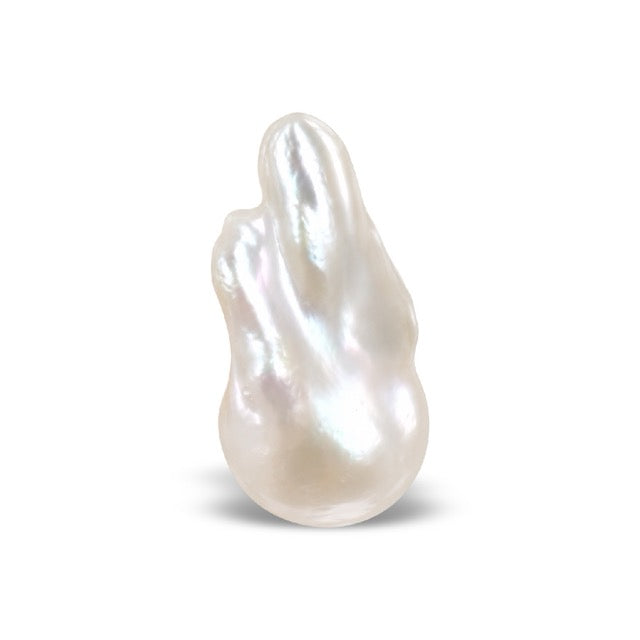 P0301 White Mermaid-tail Baroque Pearl