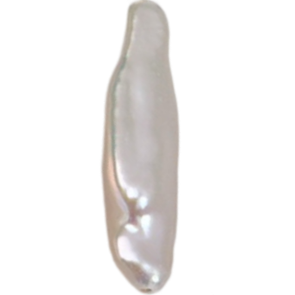 U0202 White Biwa Freshwater Pearl