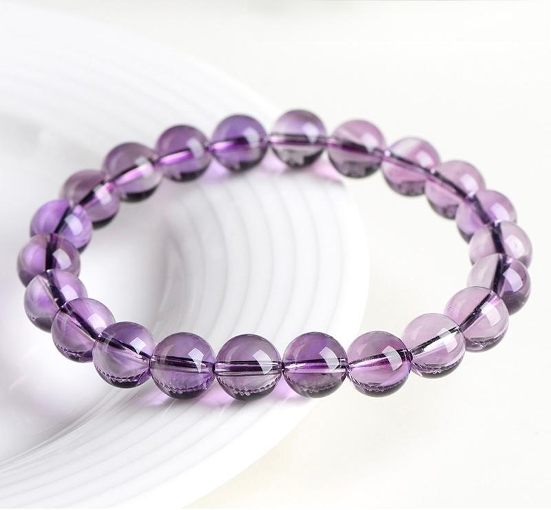 C0104 Natural Crystal green round beads