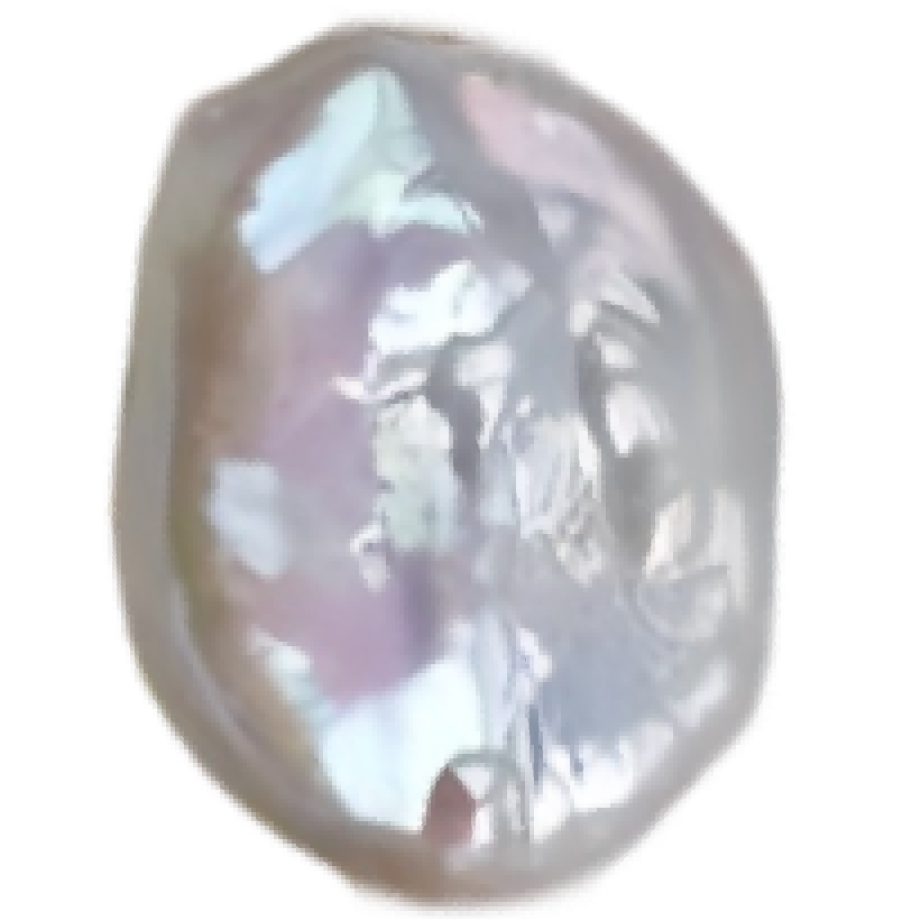 U1001 Natural Lightly Textured Freshwater Baroque Pearl