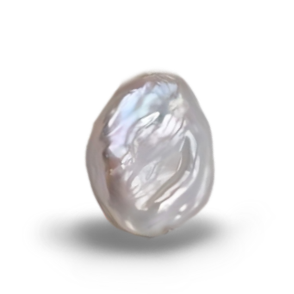 U1001 Natural Lightly Textured Freshwater Baroque Pearl