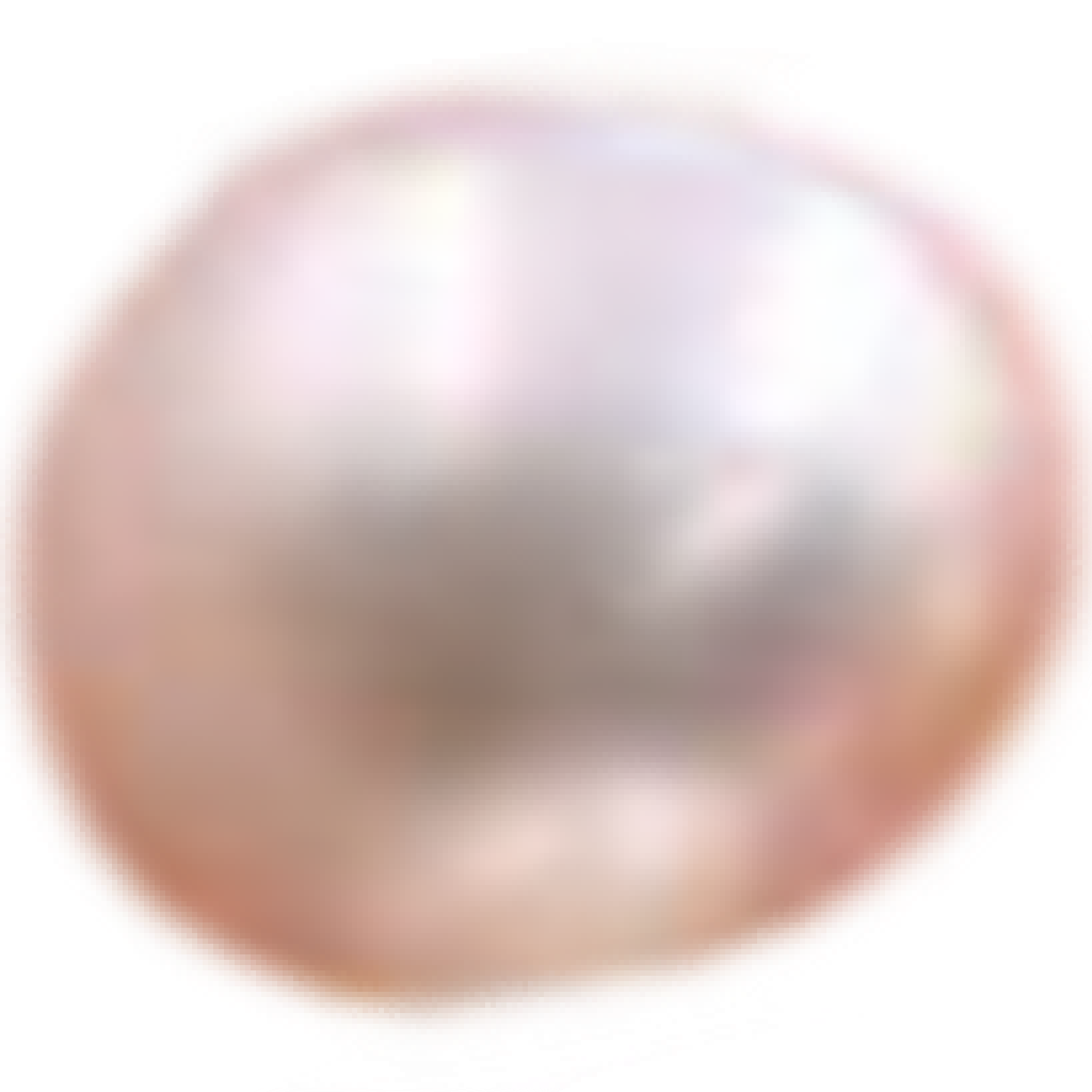 U1901 White Oval Freshwater Pearl