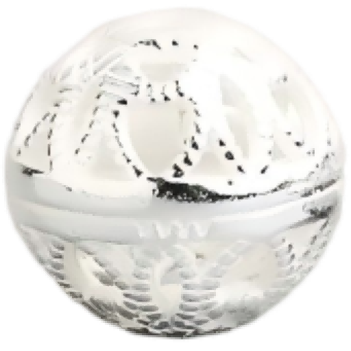 M1001 Hollow Filigree Bead Silver