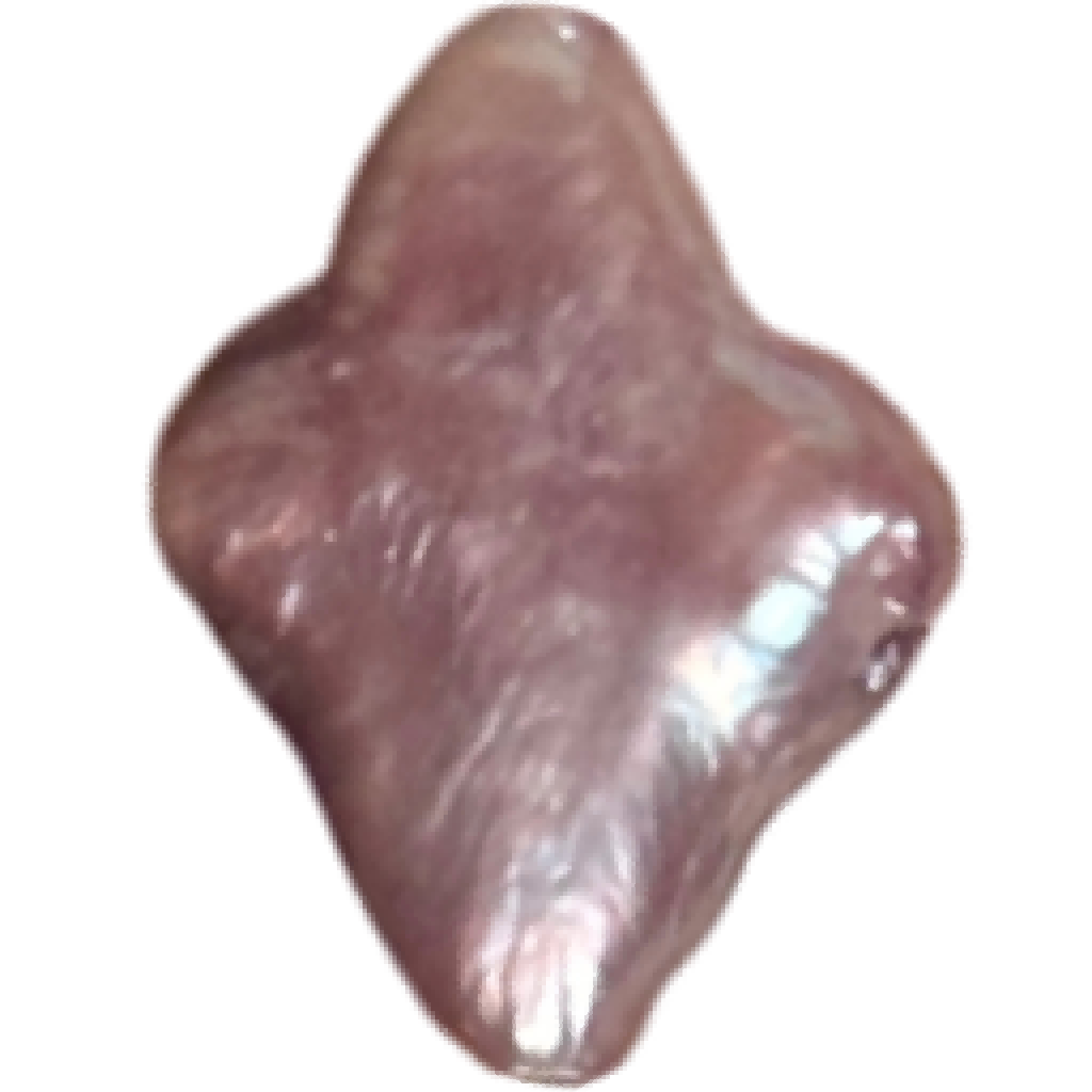 U0403 Purple Cross Star Freshwater Pearl