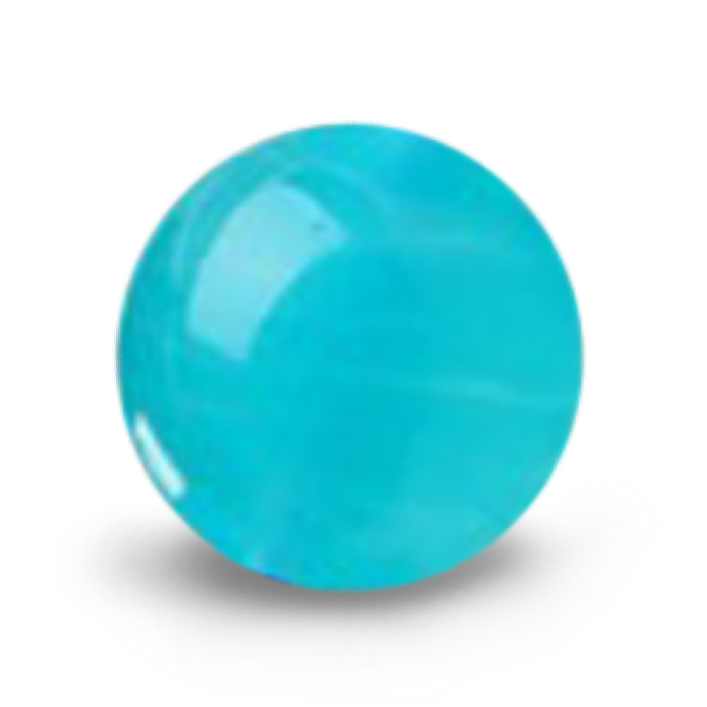 G0121 Natural Amazonite blue round beads