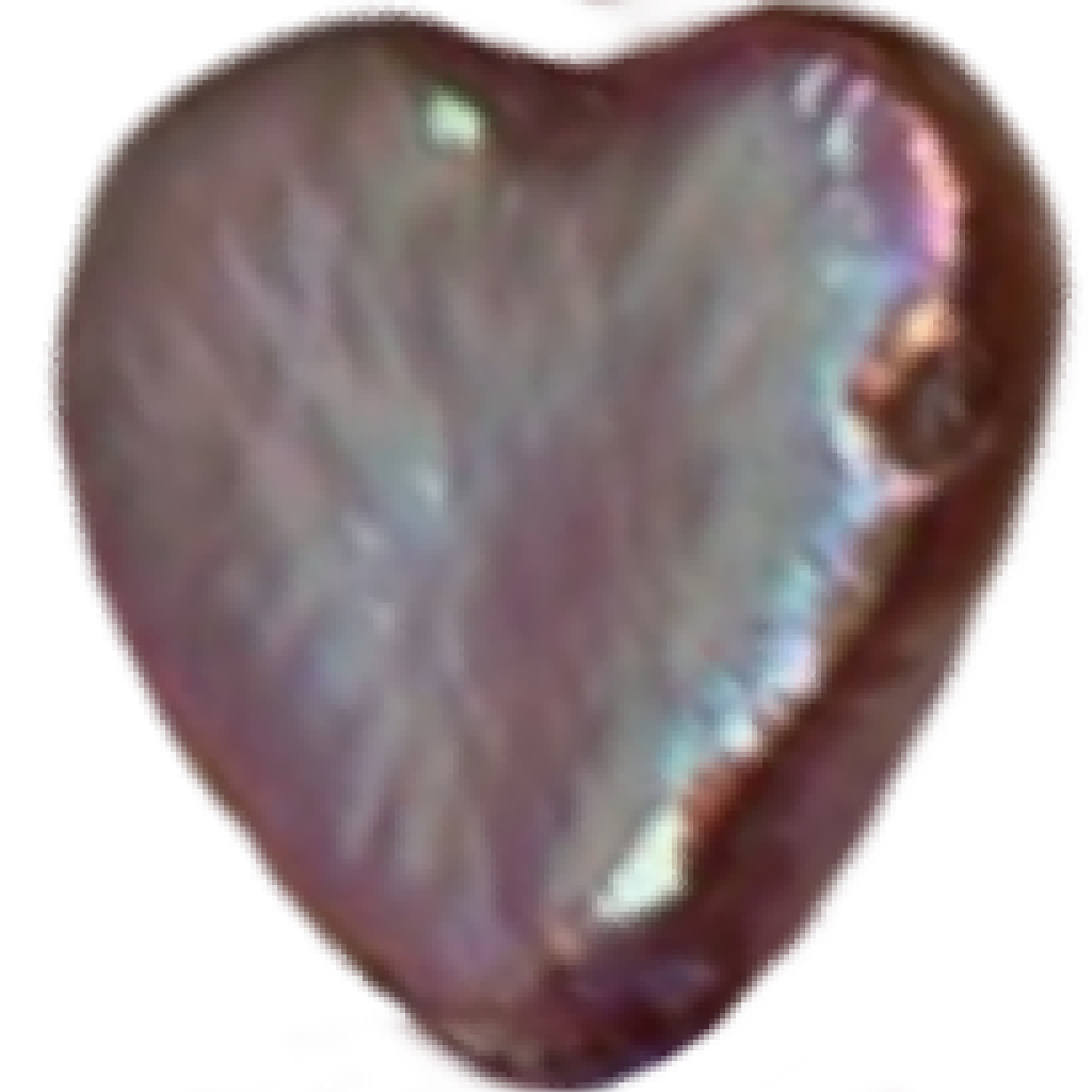 U0703 Purple Heart Freshwater Pearl