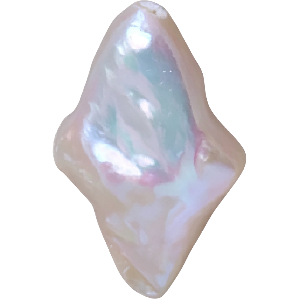 U0401 White Cross Star Freshwater Pearl