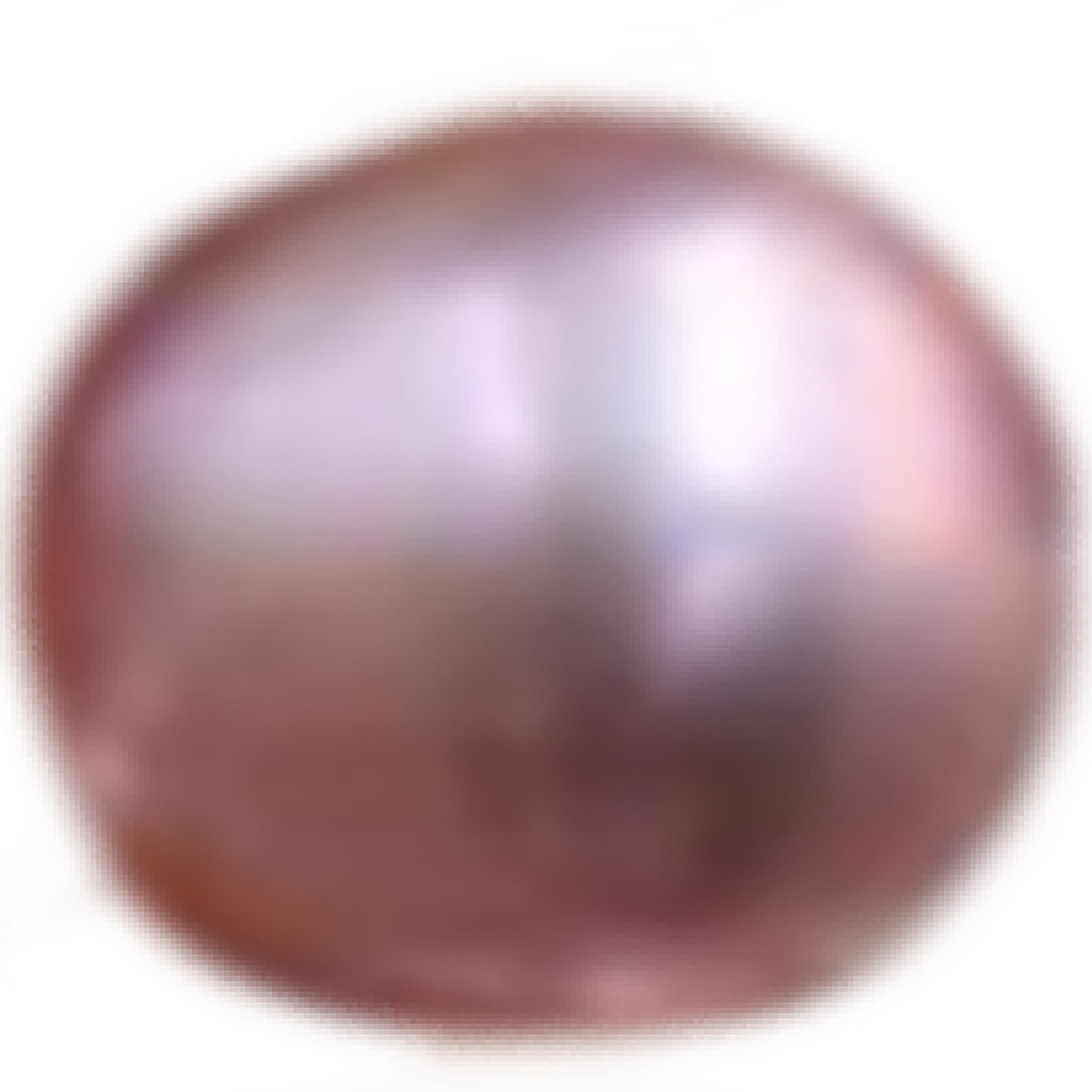 U1903 Purple Oval Freshwater Pearl