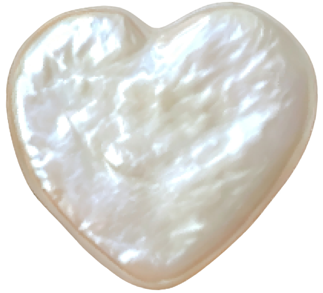 U0701 White Heart Freshwater Pearl