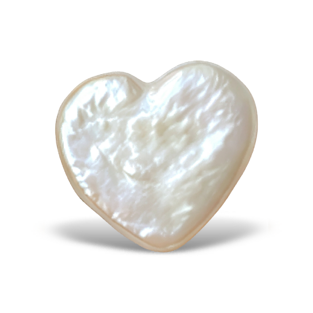 P0701 White Heart Freshwater Pearl