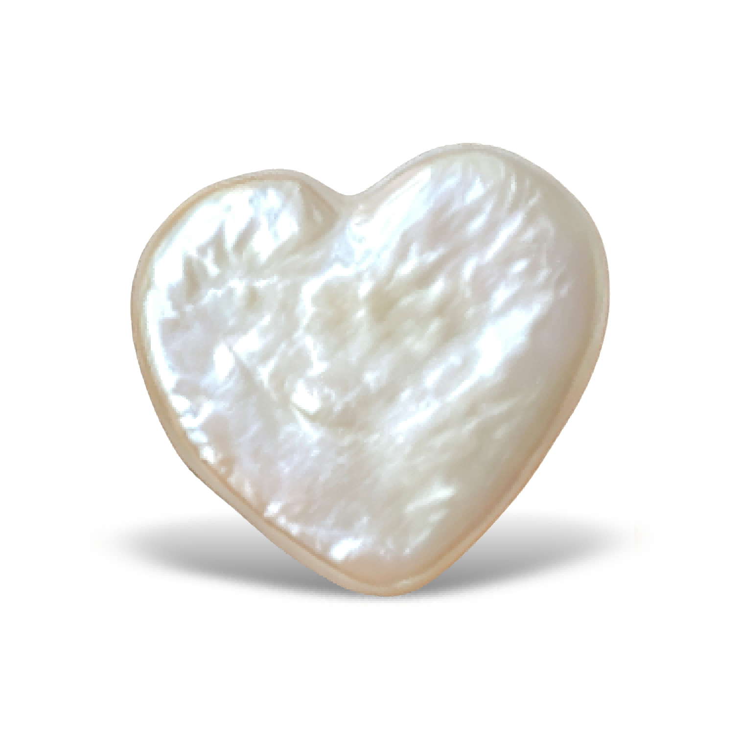 U0701 White Heart Freshwater Pearl