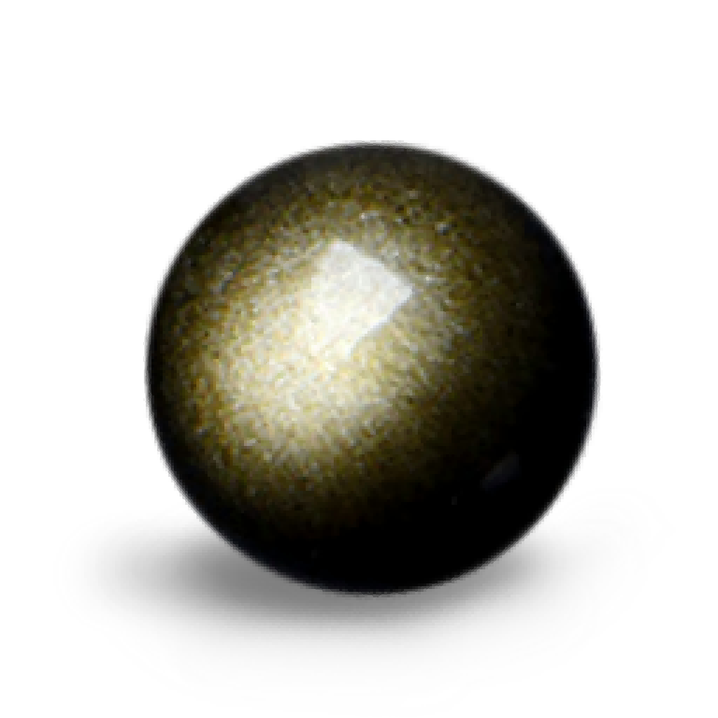 G0127 Natural Gold Sheen Obsidian