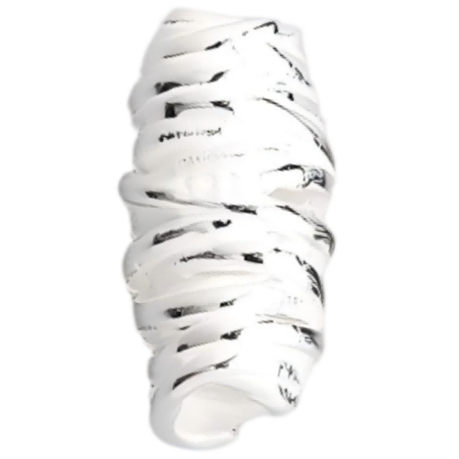 M0302 Sterling Silver Irregular Wrapped Silver Spacer Bead