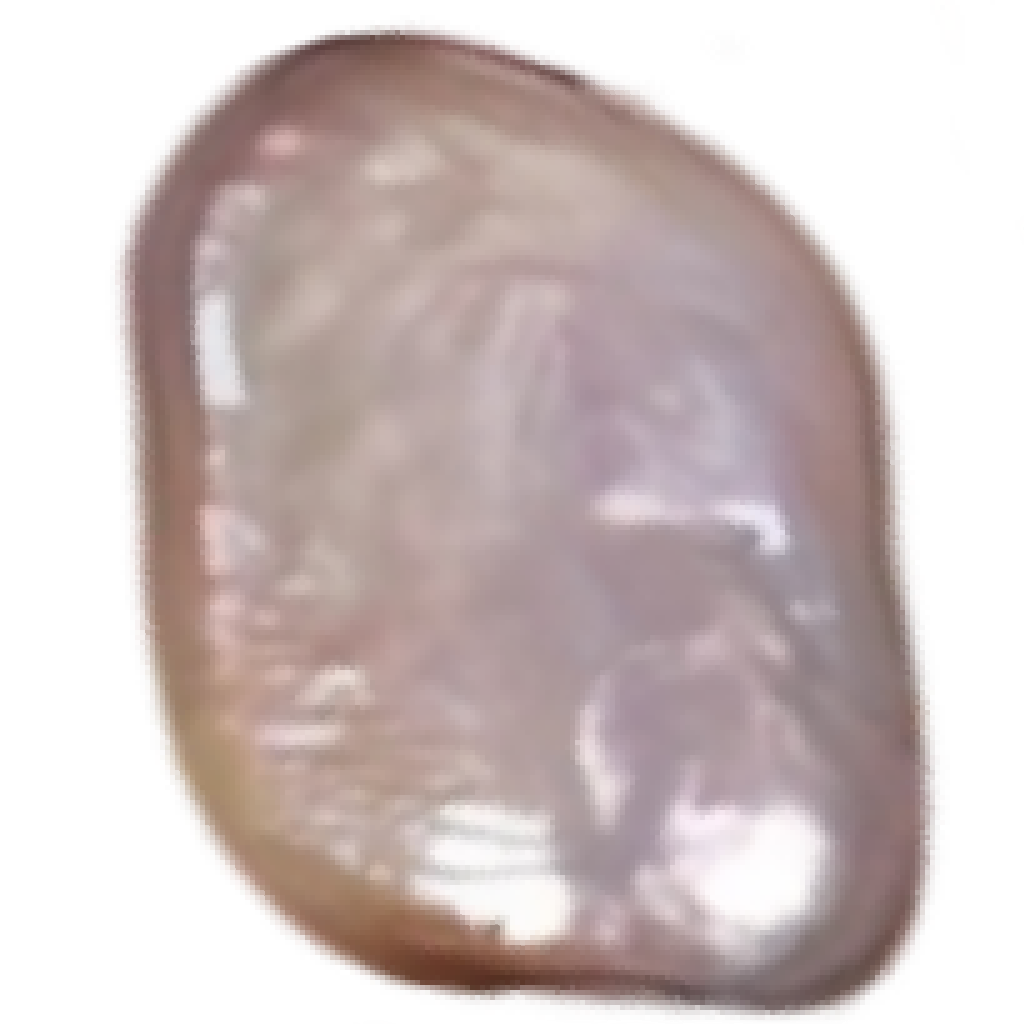 U1103 Purple Baroque Square Freshwater Pearl