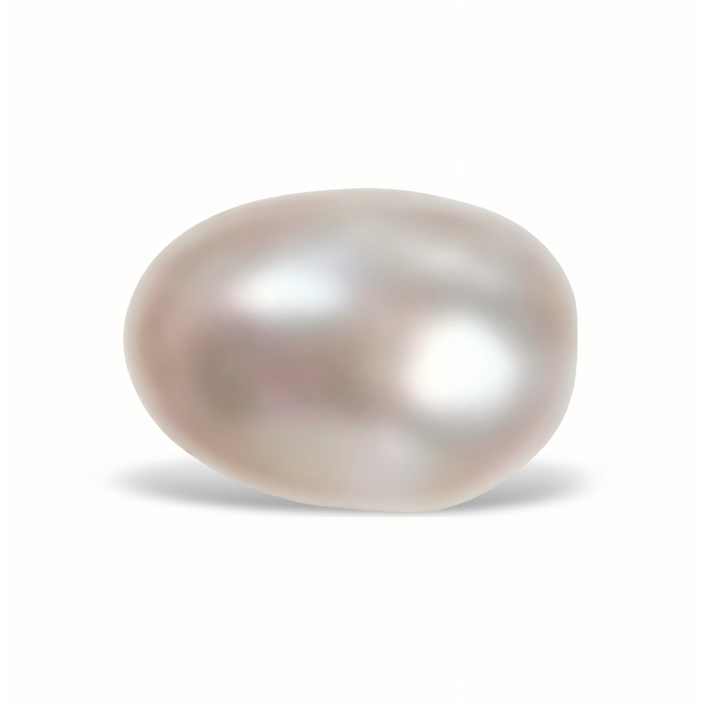 P1801 White Small Flat Rice Freshwater Pearl