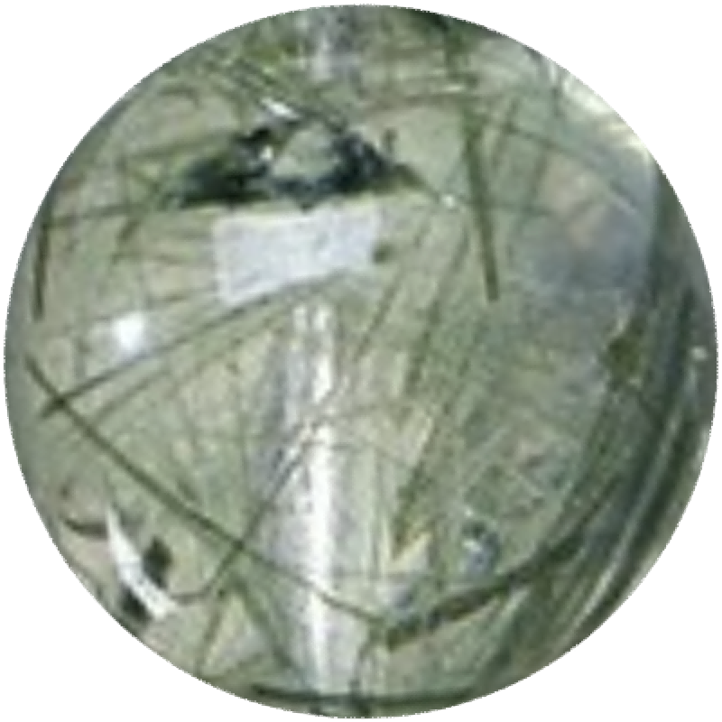 G0131 Natural Green Hair Quartz